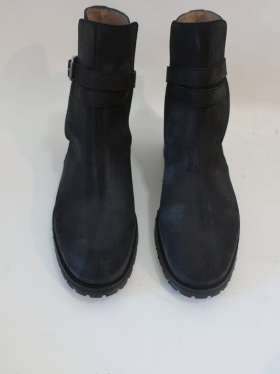 Mens NWOT Manolo Blahnik Sulgambo Black Boots 10.5 main image 6